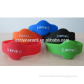 Best selling products LF 125kHz/HF 13.56MHz RFID chip silicon wristband silicone bracelet with logo